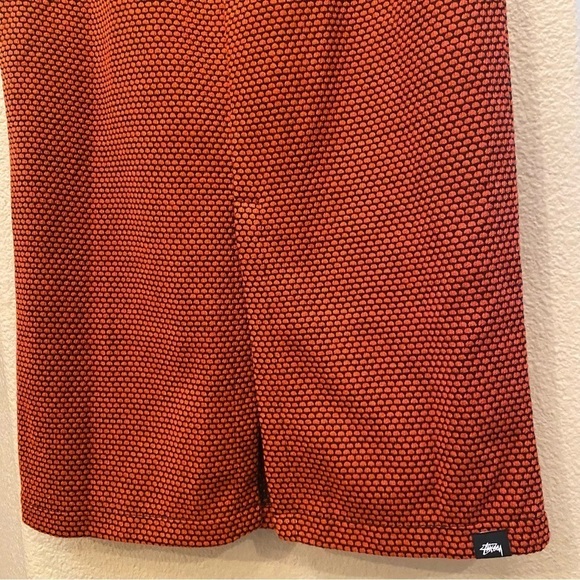 STUSSY Women Orange Pattern Midi Skirt Size XS - Picture 5 of 7